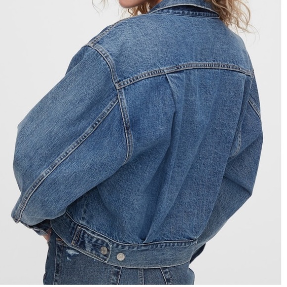 Oversized Vintage Denim Jacket XL - Picture 2 of 9